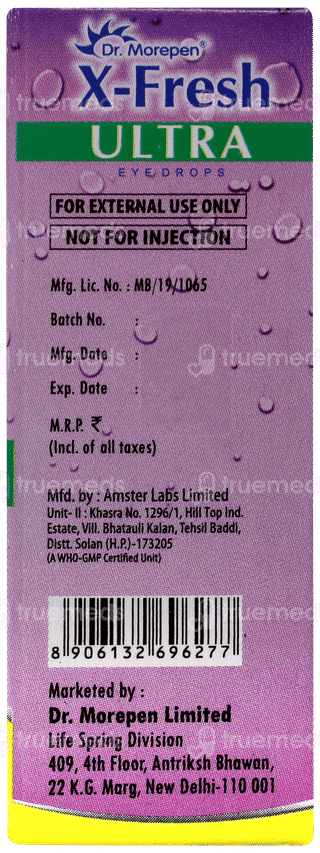 X Fresh Ultra Eye Drops 10ml