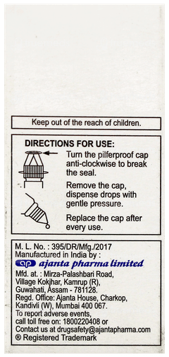Brinzox T Bak Free Eye Drops 5ml