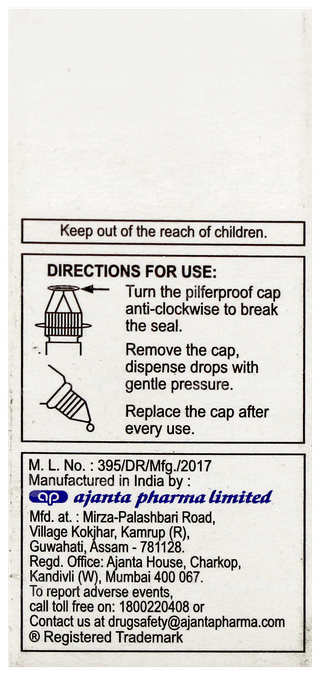 Brinzox T Bak Free Eye Drops 5ml