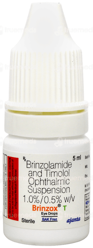Brinzox T Bak Free Eye Drops 5ml