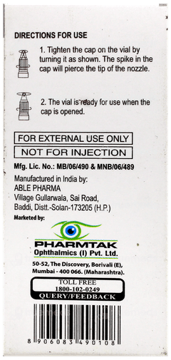 Moxitak Lp Bak Free Eye Drops 5ml