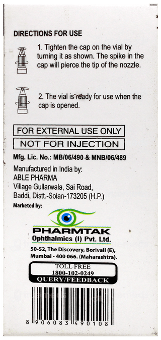 Moxitak Lp Bak Free Eye Drops 5ml