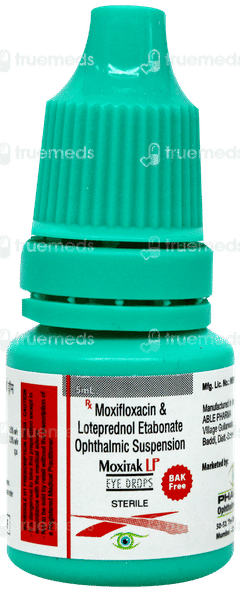 Moxitak Lp Bak Free Eye Drops 5ml