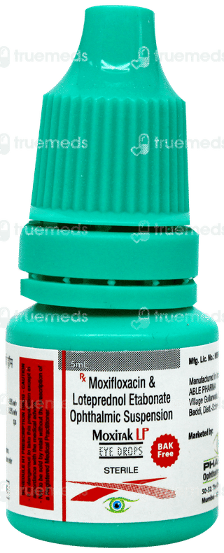 Moxitak Lp Bak Free Eye Drops 5ml