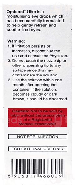 Opticool Ultra Eye Drops 10Ml