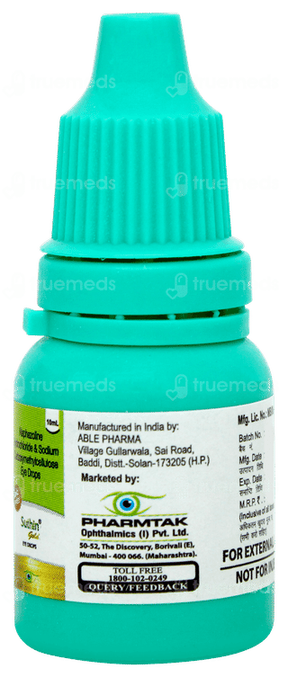 Suthin Gold Bkc Free Eye Drops 10ml