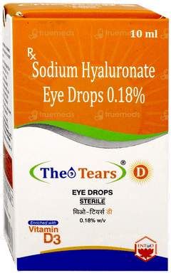 Theo Tears D Eye Drops 10Ml