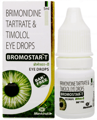 Bromostar T Bak Free Eye Drops 5ml