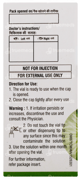 Bromostar T Bak Free Eye Drops 5ml