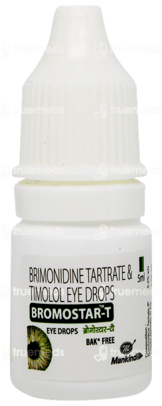Bromostar T Bak Free Eye Drops 5ml