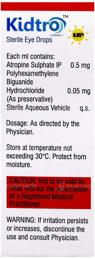 Kidtro 0.05% Eye Drops 5Ml