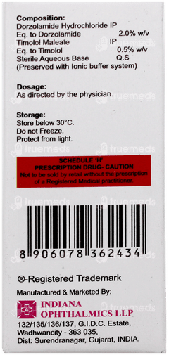 Dorzy T Pf Eye Drops 5ml