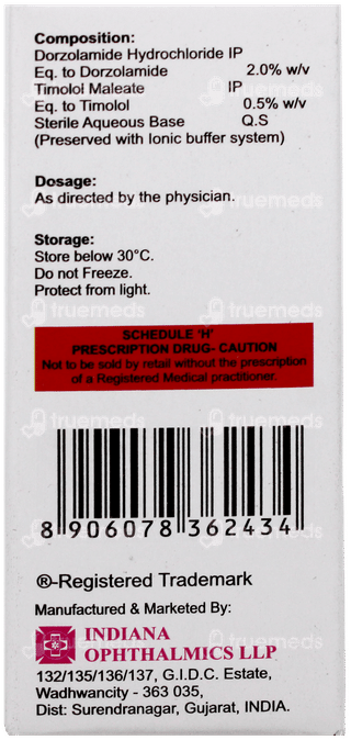 Dorzy T Pf Eye Drops 5ml