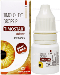 Timostar Bak Free Eye Drops 5Ml