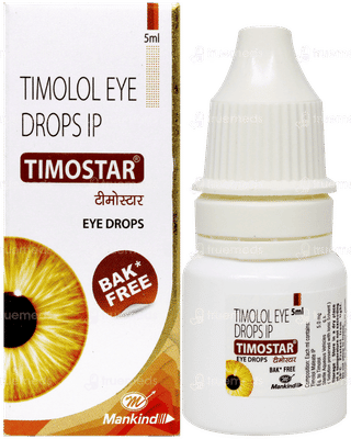 Timostar Bak Free Eye Drops 5Ml