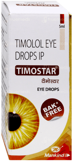Timostar Bak Free Eye Drops 5Ml