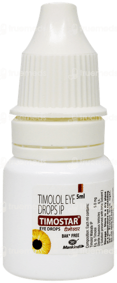 Timostar Bak Free Eye Drops 5Ml