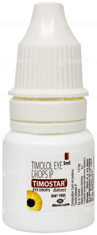 Timostar Bak Free Eye Drops 5Ml