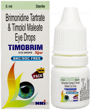 Timobrim New Bkc/soc Free Eye Drops 5ml