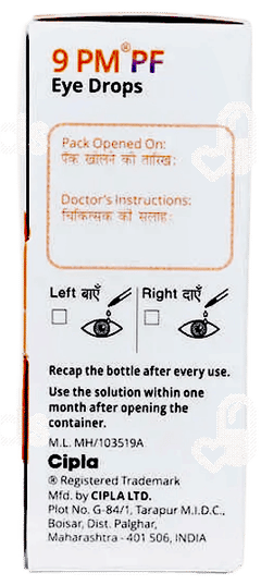 9 Pm Pf New Preservative Free Eye Drops 5Ml