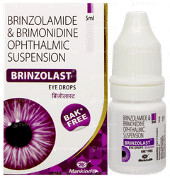 Brinzolast Bak Free Eye Drops 5ml