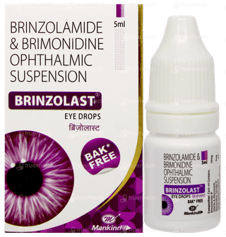Brinzolast Bak Free Eye Drops 5ml