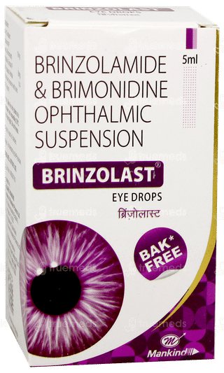 Brinzolast Bak Free Eye Drops 5ml