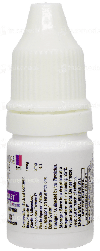 Brinzolast Bak Free Eye Drops 5ml