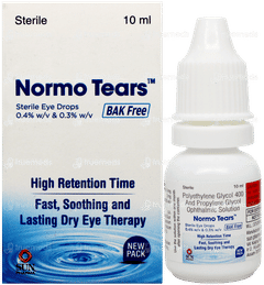 Normo Tears Bak Free Eye Drops 10Ml Normo Tears Bak Free Eye Drops 10Ml