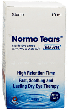 Normo Tears Bak Free Eye Drops 10Ml