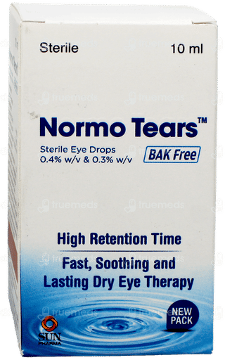 Normo Tears Bak Free Eye Drops 10Ml
