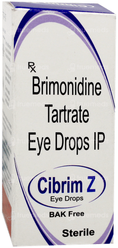 Cibrim Z Bak Free Eye Drops 5ml