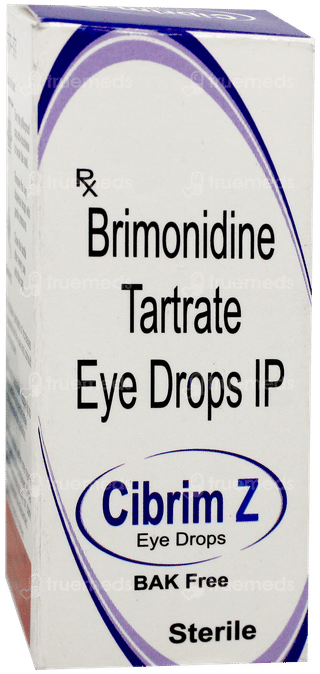 Cibrim Z Bak Free Eye Drops 5ml