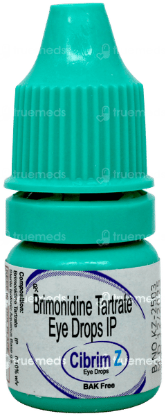 Cibrim Z Bak Free Eye Drops 5ml