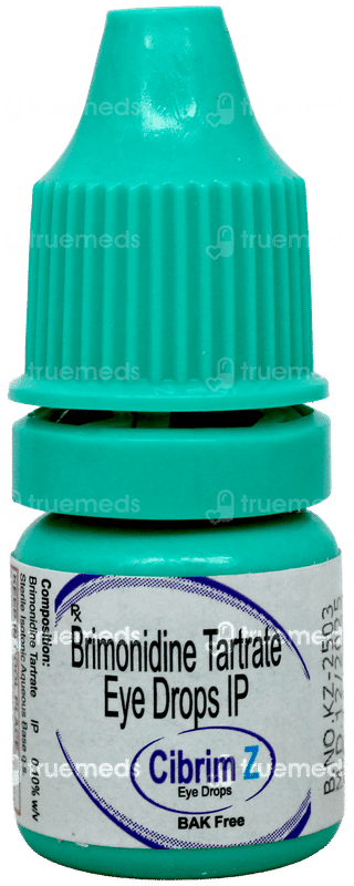 Cibrim Z Bak Free Eye Drops 5ml