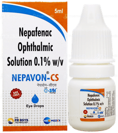 Nepavon Cs Bak Free Eye Drops 5Ml