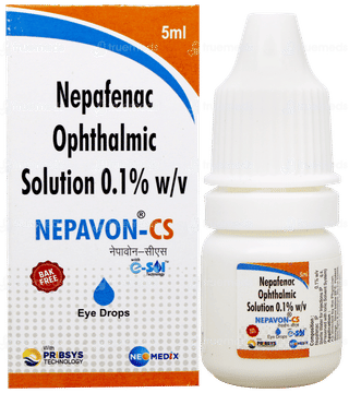 Nepavon Cs Bak Free Eye Drops 5Ml