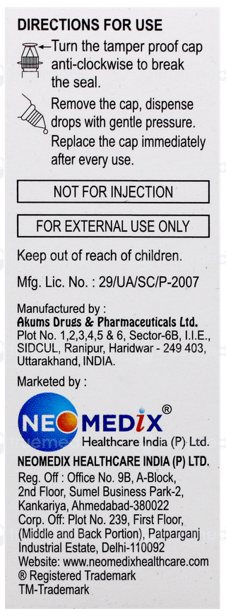 Nepavon Cs Bak Free Eye Drops 5Ml