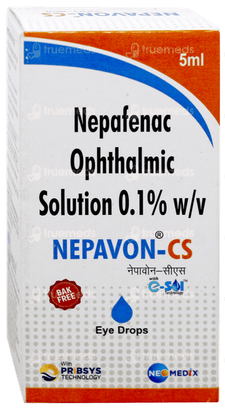 Nepavon Cs Bak Free Eye Drops 5Ml
