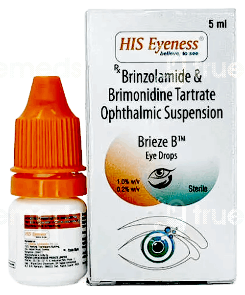 Brieze B Eye Drops 5ml - Uses, Side Effects, Dosage, Price | Truemeds
