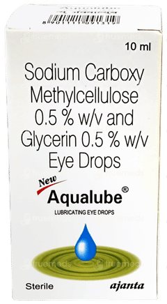 Aqualube New Eye Drops 10Ml