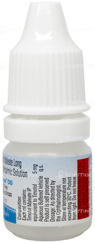 Timolet Od Bkc Free Eye Drops 3Ml