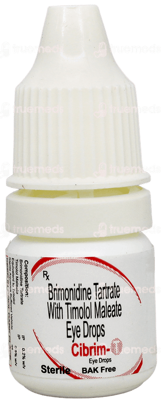 Cibrim T Bak Free Eye Drops 5Ml