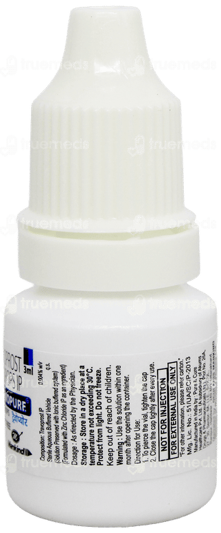 Travopure Bak Free Eye Drops 3Ml