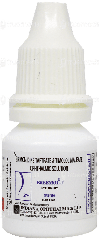 Breemol T Bak Free Eye Drops 5Ml