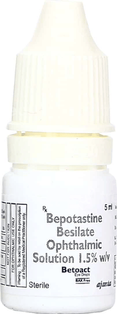 Betoact Bak Free Eye Drops 5Ml