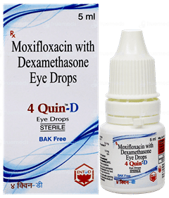 4 Quin D Bak Free Eye Drops 5Ml 4 Quin D Bak Free Eye Drops 5Ml