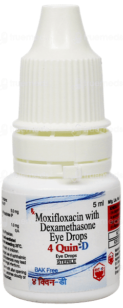 4 Quin D Bak Free Eye Drops 5Ml