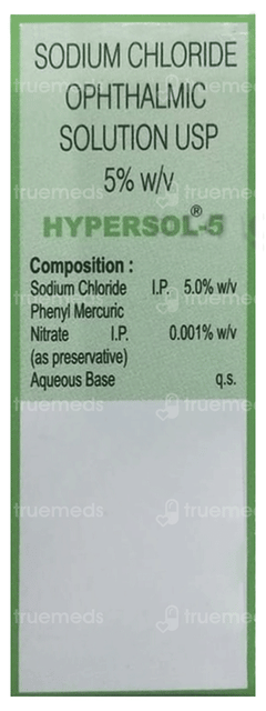 Hypersol 5 Bak Free Ophthalmic Solution 10Ml