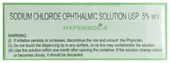 Hypersol 5 Bak Free Ophthalmic Solution 10Ml